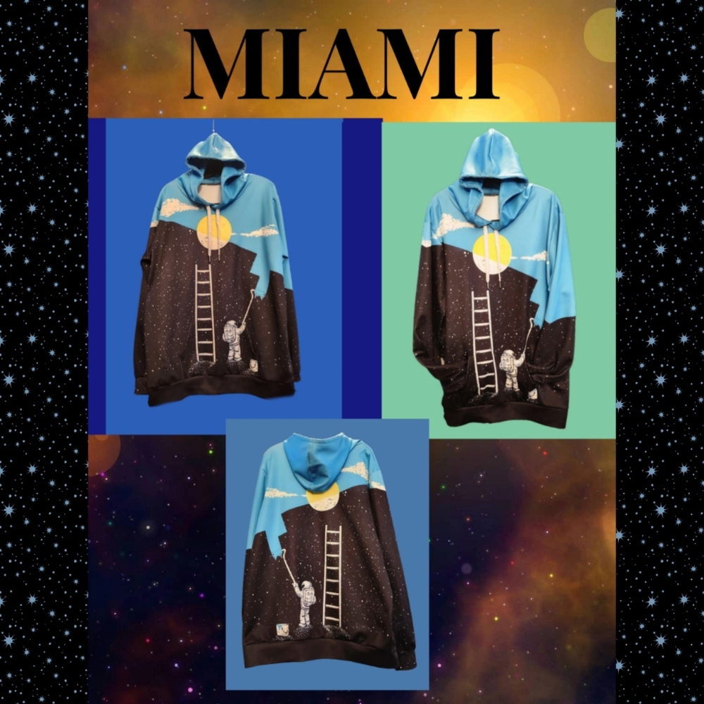 MENS MIAMI GRAPHIC HOODIE
